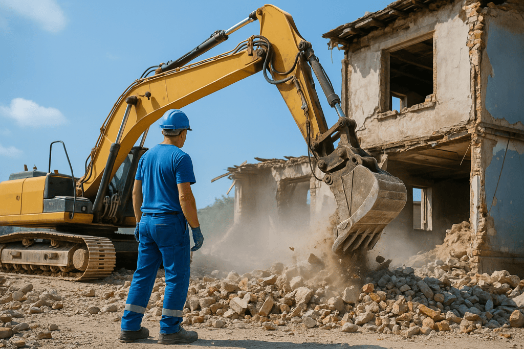 Erfahrene Abriss vom Fachbetrieb