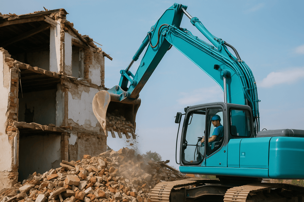 Erfahrene Baggerarbeiten aus Ihrer Region