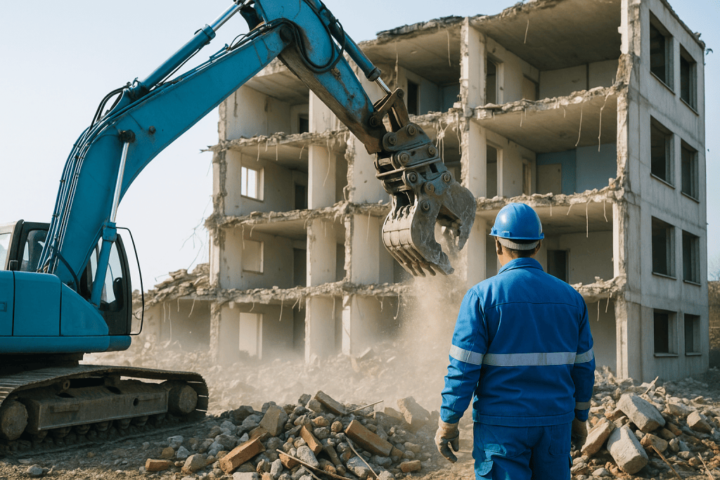 Kompetente Rückbauarbeiten und professioneller Service